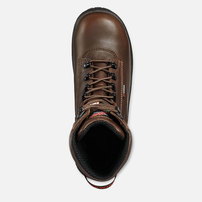 Red Wing King Tå® 8-inch Insulated CSA Vandtætte Sko Herre Brune | 6172-SQTIU