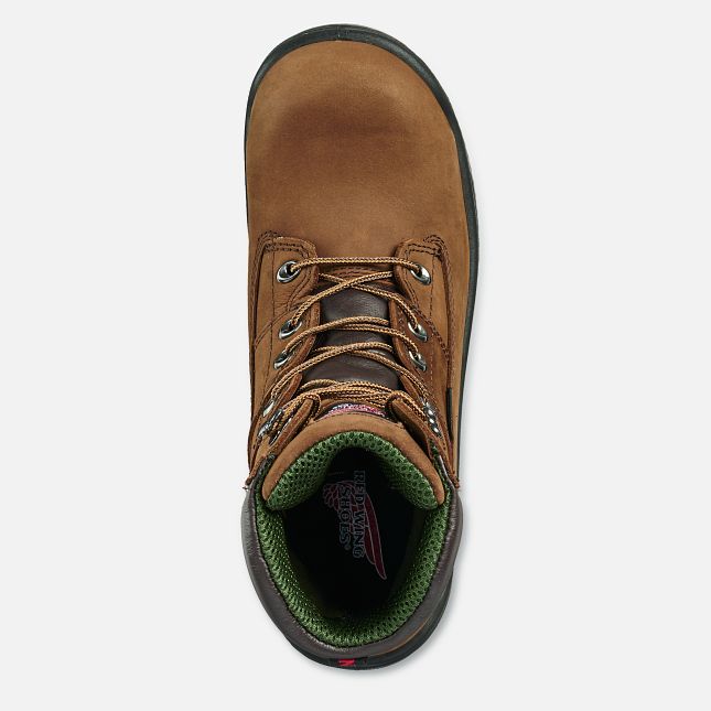 Red Wing King Tå® 8-inch Vandtætte Arbejdsstøvler Herre Brune | 0152-JHWDB