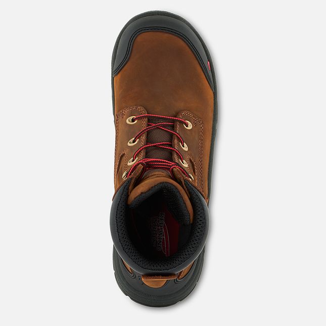 Red Wing King Tå® Adc 8-inch Vandtætte Sko Herre Brune | 5729-GCRLU