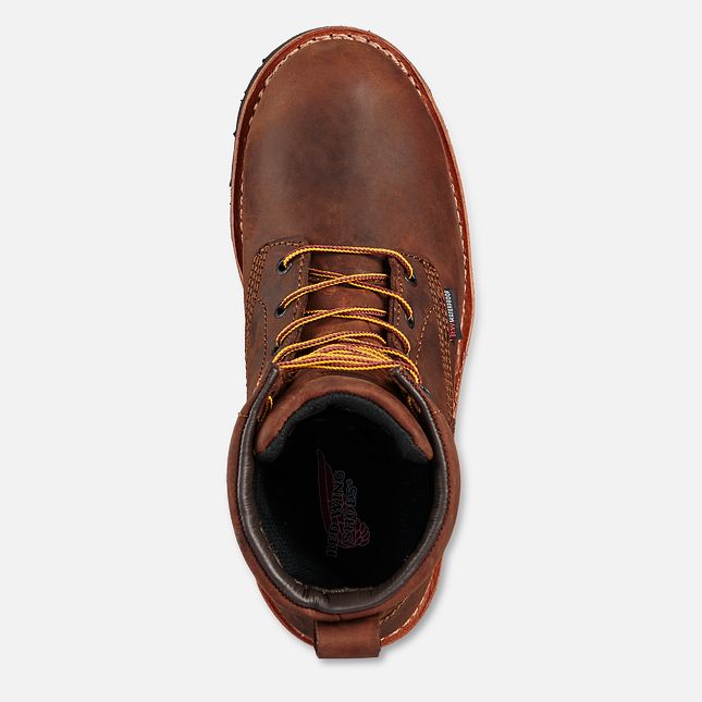 Red Wing Loggermax 9-inch Insulated, Vandtætte Sikkerhedssko Herre Brune | 3617-AZWSG