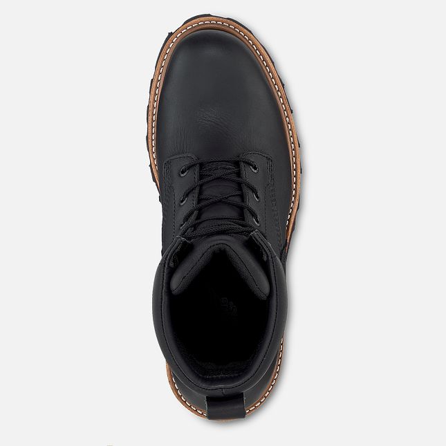 Red Wing Loggermax 9-inch Vandtætte, Logger Sikkerhedssko Herre Sort | 3614-YKCUD