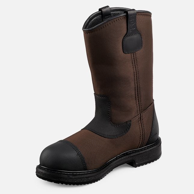 Red Wing Maxbond 12-inch Pull-On Vandtætte Sko Herre Brune | 7160-AHPVI