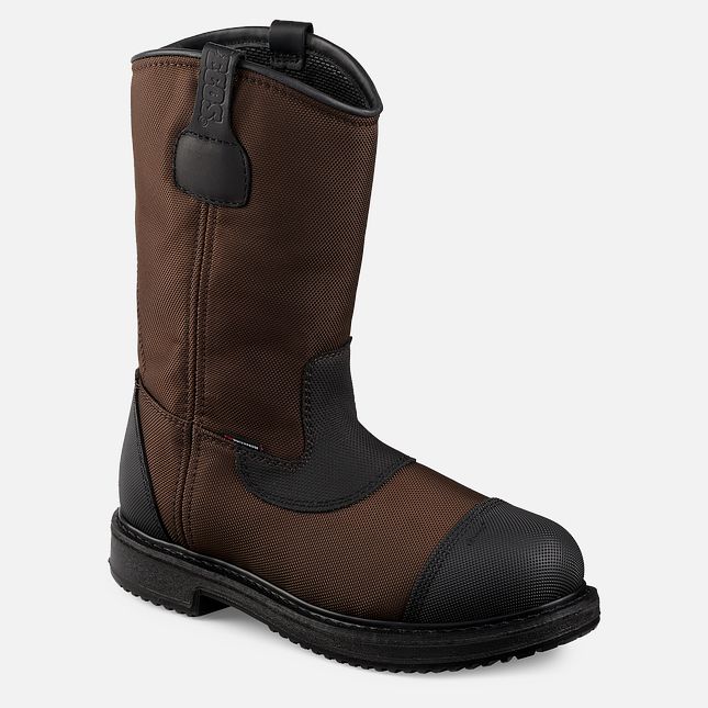 Red Wing Maxbond 12-inch Pull-On Vandtætte Sko Herre Brune | 7160-AHPVI