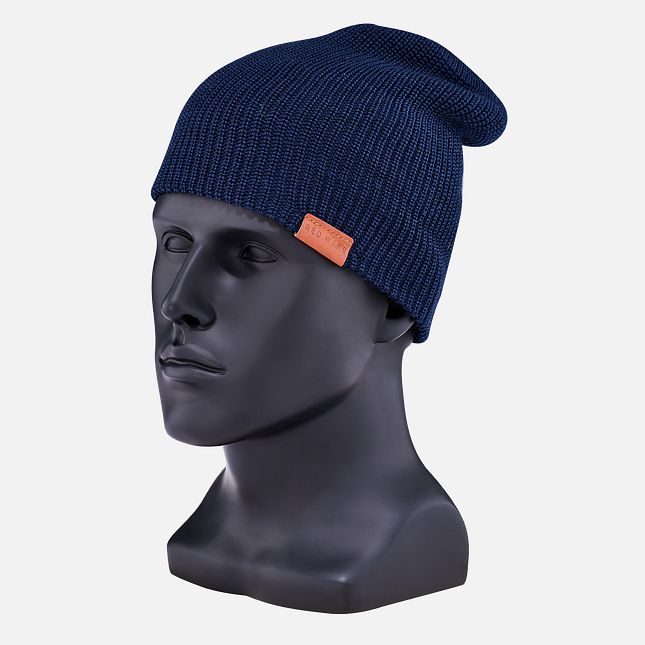 Red Wing Merino Uld Knit Hat Unisex Mørkeblå | 9761-HPKFS