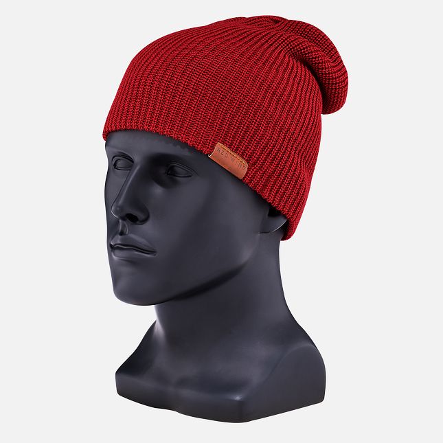 Red Wing Merino Uld Knit Hat Unisex Rød | 5048-RTSJU