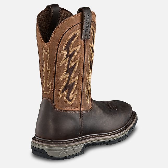 Red Wing Rio Flex 11-inch Vandtætte, Pull-On Arbejdsstøvler Herre Brune | 8503-FPYQA