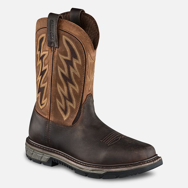 Red Wing Rio Flex 11-inch Vandtætte, Pull-On Arbejdsstøvler Herre Brune | 9027-PXDLN