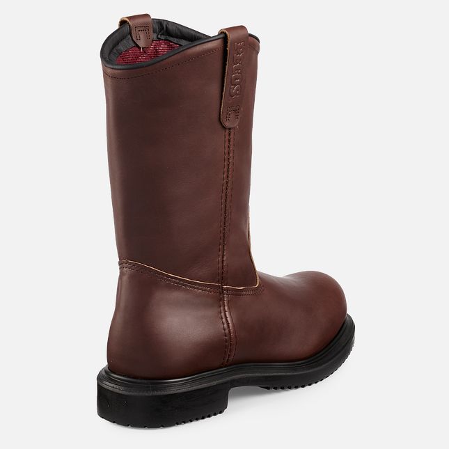 Red Wing Supersole® 11-inch Insulated Pull-On Sikkerhedssko Herre Brune | 5214-ALMQS