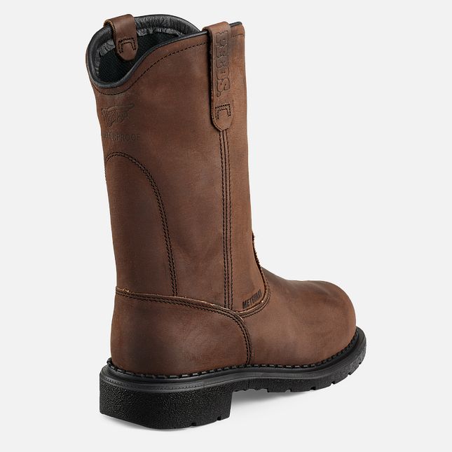 Red Wing Supersole® 11-inch Metguard Pull-On Vandtætte Sko Herre Brune | 0572-LKUMH