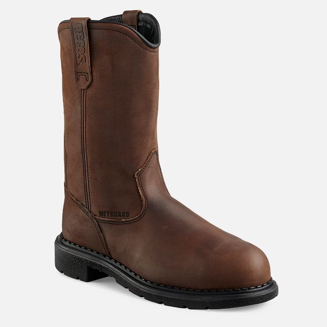 Red Wing Supersole® 11-inch Metguard Pull-On Vandtætte Sko Herre Brune | 0572-LKUMH