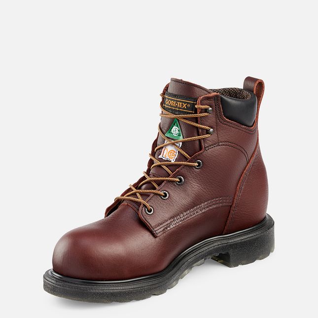 Red Wing Supersole® 2.0 6-inch CSA Vandtætte Sko Herre Brune | 5412-FTOXQ