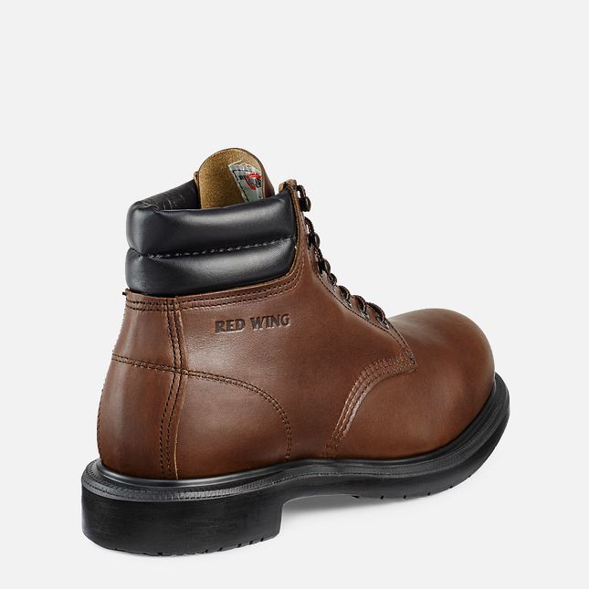 Red Wing Supersole® 6-inch Arbejdsstøvler Herre Brune | 9821-FYUNT