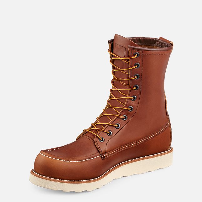 Red Wing Traction Tred 8-inch Arbejdsstøvler Herre Brune | 5086-FXERO