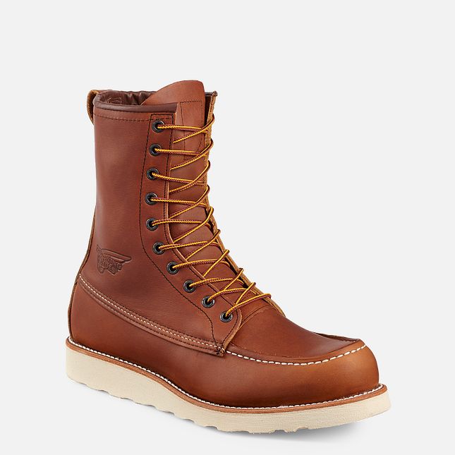 Red Wing Traction Tred 8-inch Arbejdsstøvler Herre Brune | 5086-FXERO