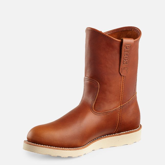 Red Wing Traction Tred 9-inch Pull-On Arbejdsstøvler Herre Brune | 4850-RJWOT