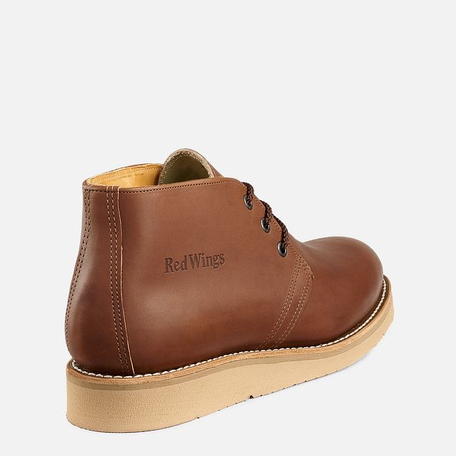 Red Wing Traction Tred Chukka Arbejdsstøvler Herre Brune | 3265-KGNXE