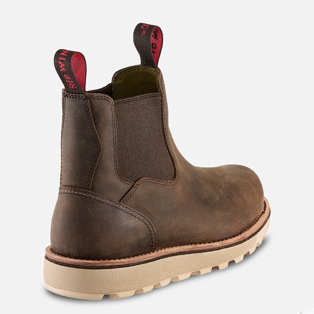 Red Wing Traction Tred Lite 5-Inch Chukka Arbejdsstøvler Herre Brune | 2509-MPQHS