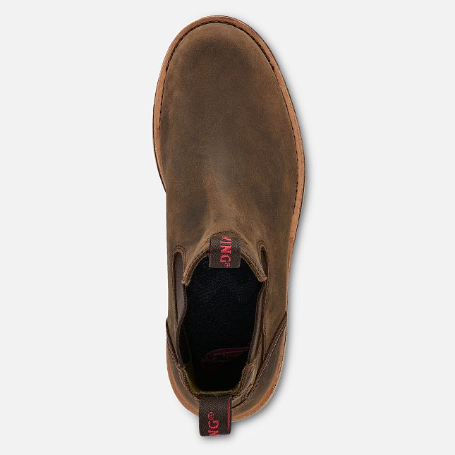 Red Wing Traction Tred Lite 5-Inch Chukka Arbejdsstøvler Herre Brune | 2509-MPQHS