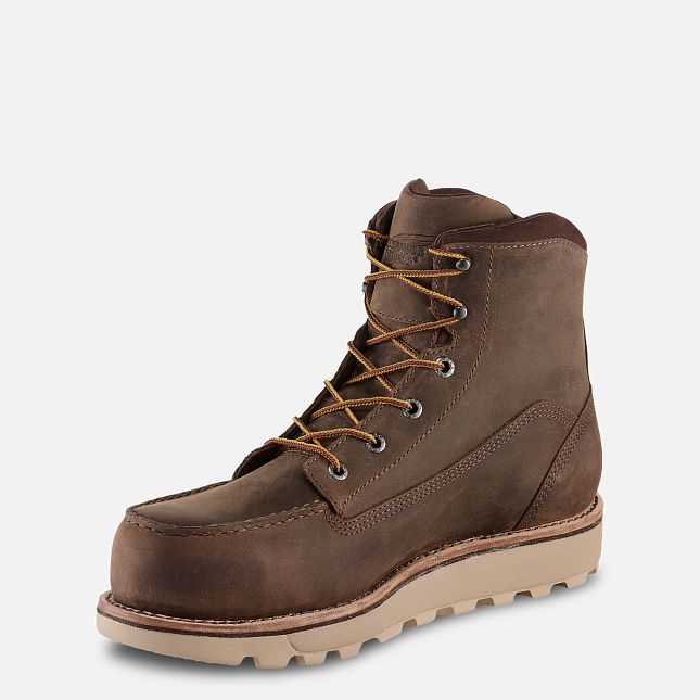 Red Wing Traction Tred Lite 6-inch Vandtætte Sko Herre Brune | 0129-YCWIL