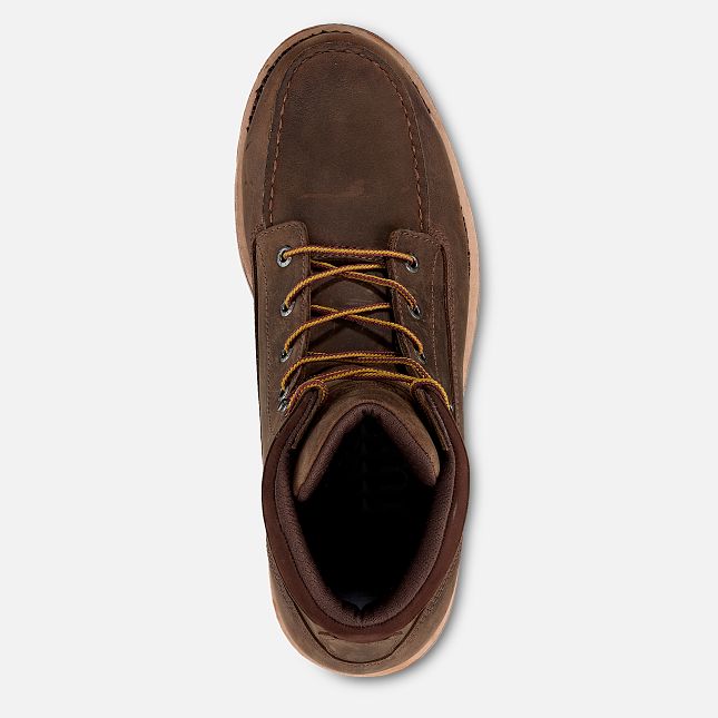 Red Wing Traction Tred Lite 6-inch Vandtætte Sko Herre Brune | 0129-YCWIL