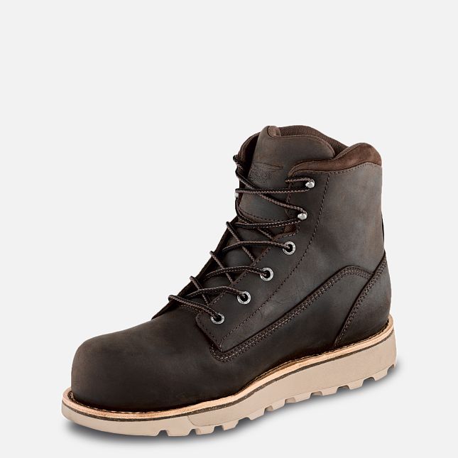 Red Wing Traction Tred Lite 6-inch Vandtætte Arbejdsstøvler Herre Brune | 1467-ENZLF