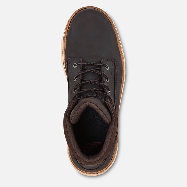 Red Wing Traction Tred Lite 6-inch Vandtætte Arbejdsstøvler Herre Brune | 1467-ENZLF