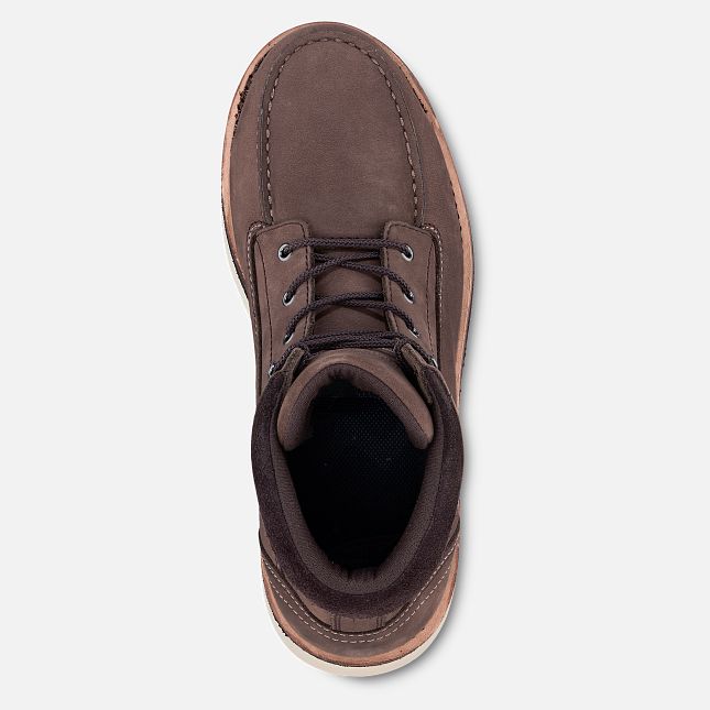 Red Wing Traction Tred Lite 6-inch Vandtætte Sikkerhedssko Dame Brune | 2587-YLQWB