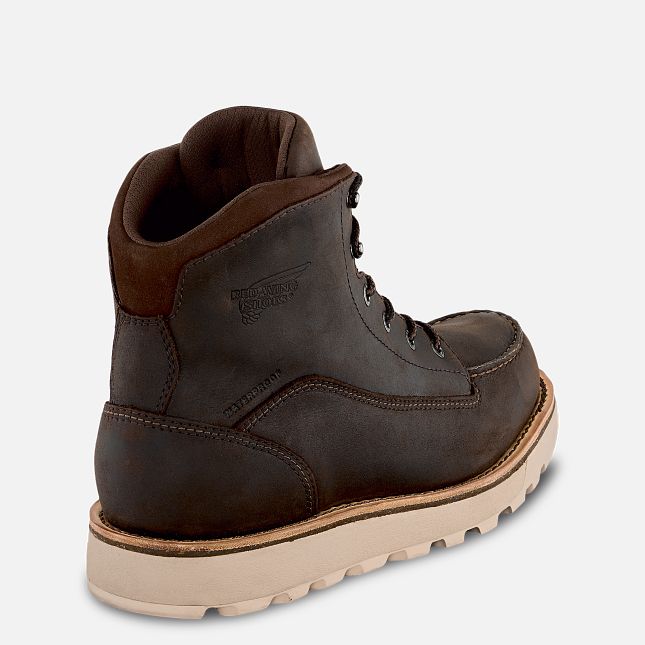 Red Wing Traction Tred Lite 6-inch Vandtætte Arbejdsstøvler Herre Brune | 3185-LBTEO