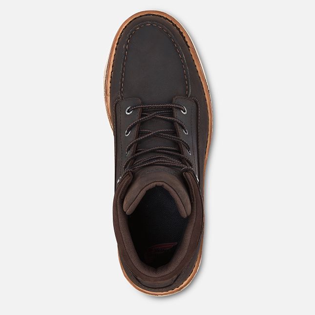 Red Wing Traction Tred Lite 6-inch Vandtætte Arbejdsstøvler Herre Brune | 3185-LBTEO