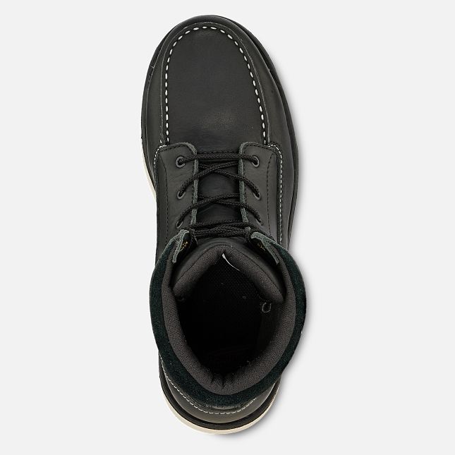 Red Wing Traction Tred Lite 8-inch Vandtætte CSA Arbejdsstøvler Dame Sort | 4016-VZJMN