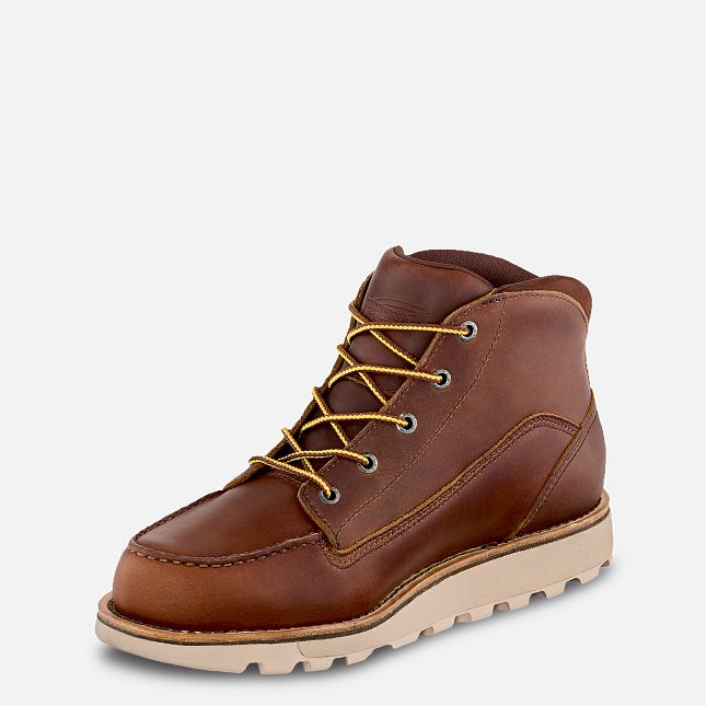 Red Wing Traction Tred Lite Chukka Vandtætte Sko Herre Brune | 8063-UFTEG