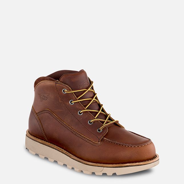 Red Wing Traction Tred Lite Chukka Vandtætte Sko Herre Brune | 8063-UFTEG