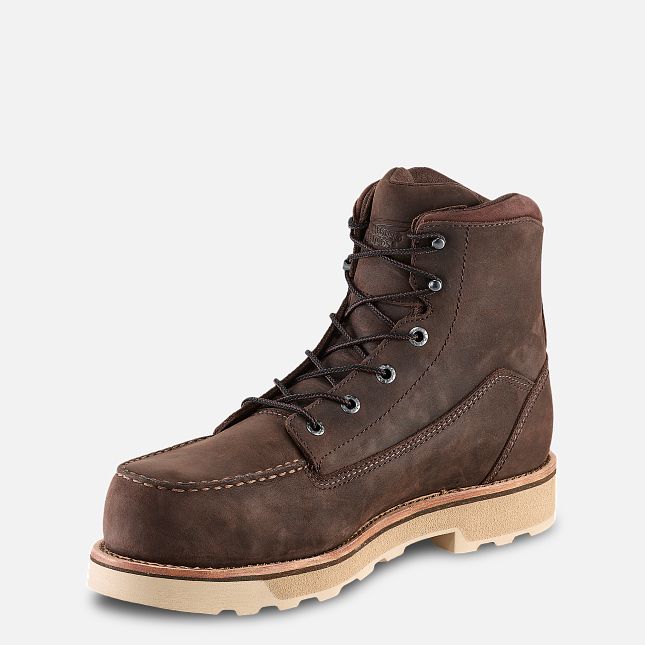 Red Wing Traction Tred Lite Traction Tred Lite 6-inch Arbejdsstøvler Herre Brune | 5162-AYKLB