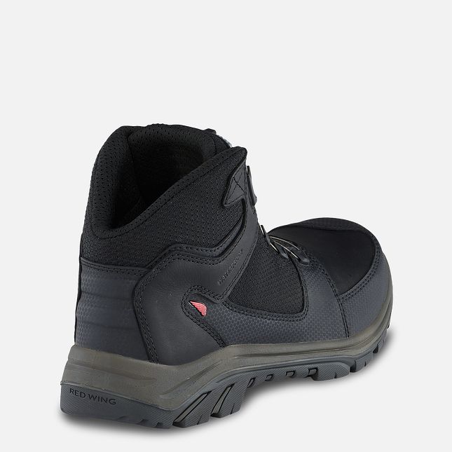 Red Wing Tradesman 5-inch Vandtætte Hiker Sikkerhedssko Herre Sort | 5106-CGBSJ