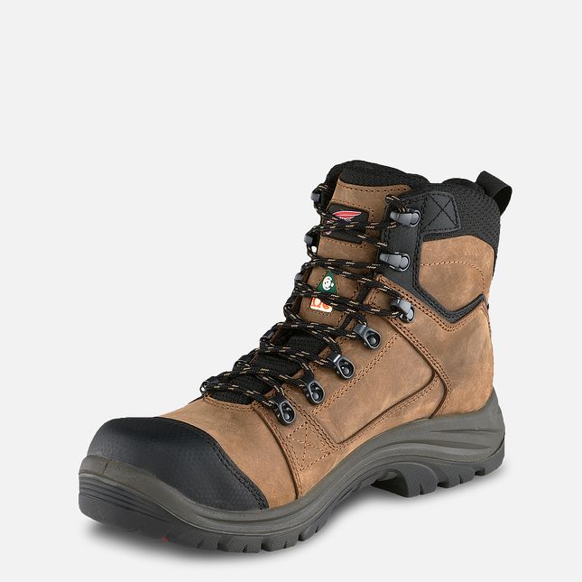 Red Wing Tradesman 6-inch CSA Vandtætte Sko Herre Brune | 0531-HKJNU