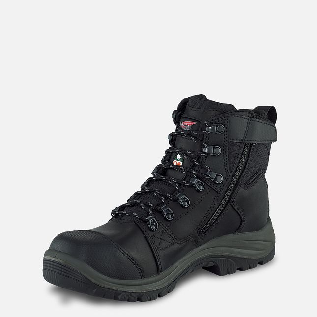 Red Wing Tradesman 6-inch Side-Zip CSA Vandtætte Sko Herre Sort | 6291-JMBCG