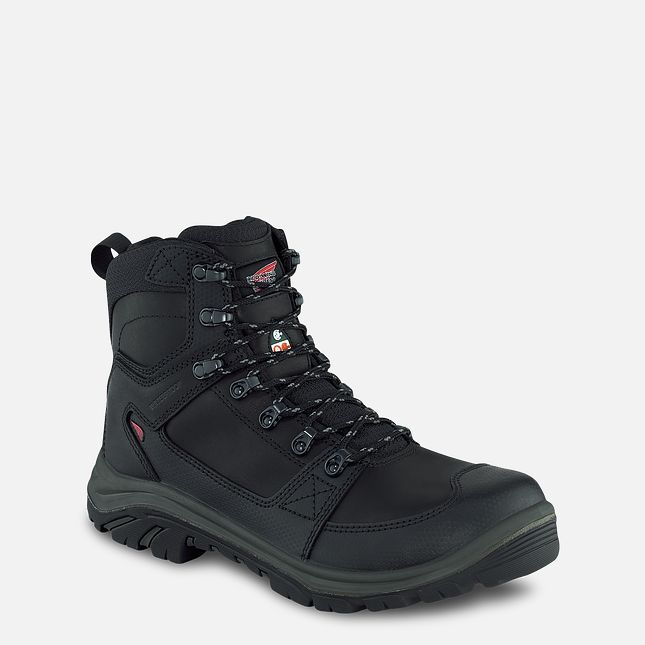 Red Wing Tradesman 6-inch Side-Zip CSA Vandtætte Sko Herre Sort | 6291-JMBCG