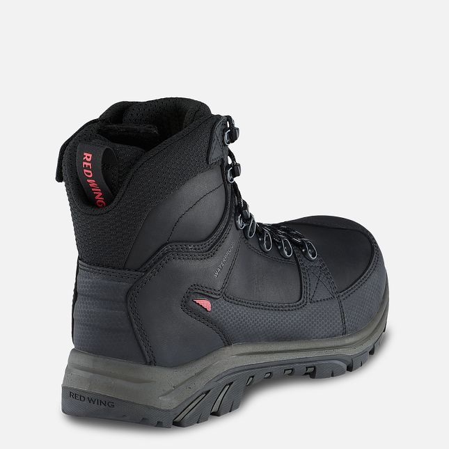 Red Wing Tradesman 6-inch Side-Zip Vandtætte Sko Herre Sort | 1697-GAFUJ