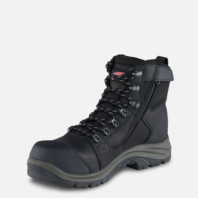 Red Wing Tradesman 6-inch Side-Zip Vandtætte Sko Herre Sort | 1697-GAFUJ