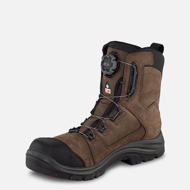 Red Wing Tradesman 8-inch BOA® CSA Vandtætte Sko Herre Brune | 8093-ZCGNA