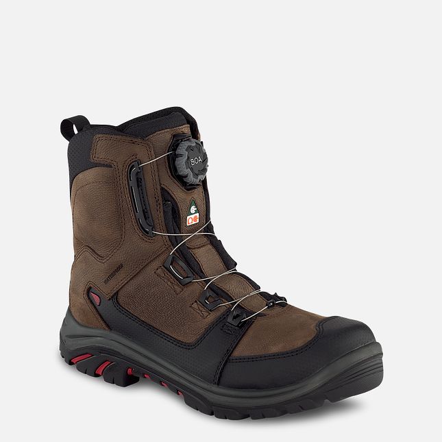 Red Wing Tradesman 8-inch BOA®, Vandtætte CSA Arbejdsstøvler Herre Brune | 2179-NOMKS