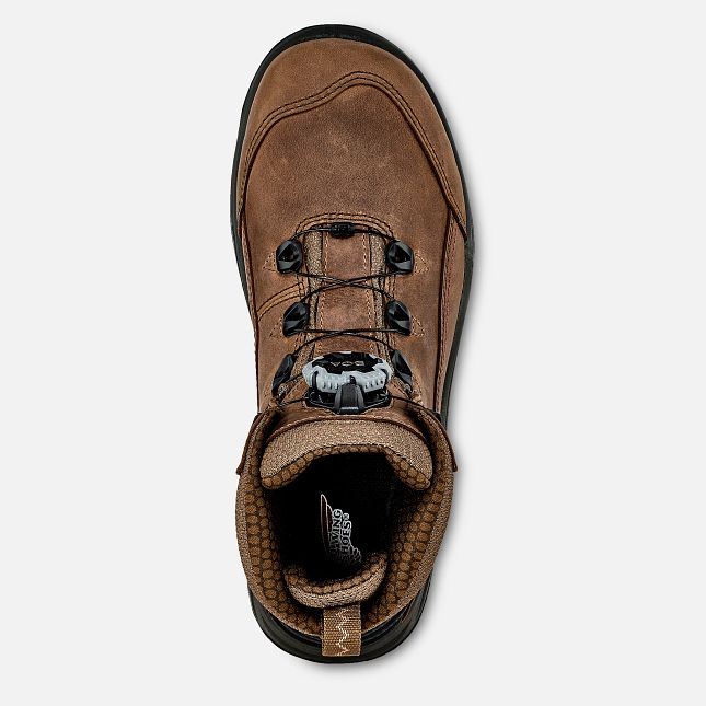 Red Wing Tradeswoman 6-inch Vandtætte Arbejdsstøvler Dame Brune | 0893-HCFMT