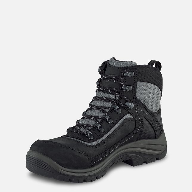 Red Wing Tradeswoman 6-inch Vandtætte Arbejdsstøvler Dame Sort Grå | 6589-TPDHX