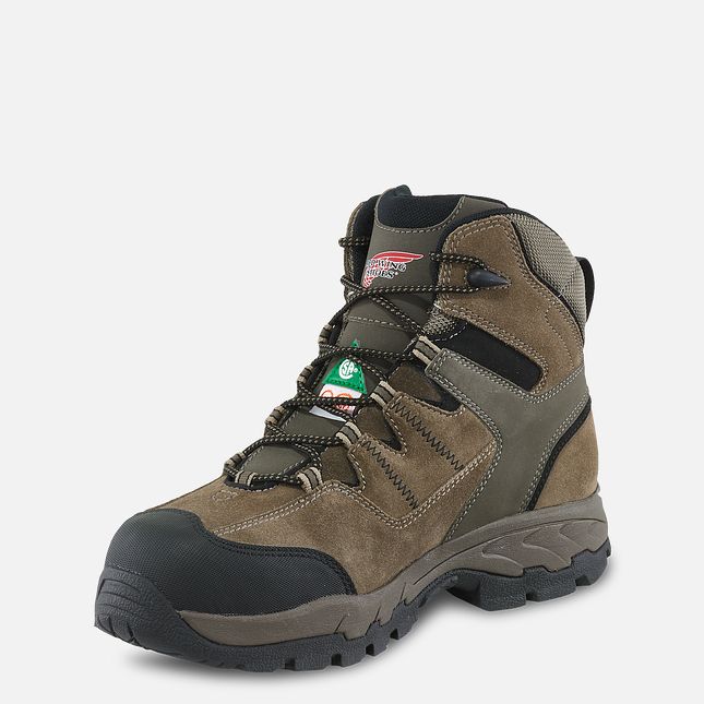 Red Wing Truhiker 6-inch Vandtætte CSA Hiker Arbejdsstøvler Herre Grå | 1023-BEFPQ