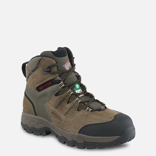 Red Wing Truhiker 6-inch Vandtætte CSA Hiker Arbejdssko Herre Grå | 2561-WBSFP