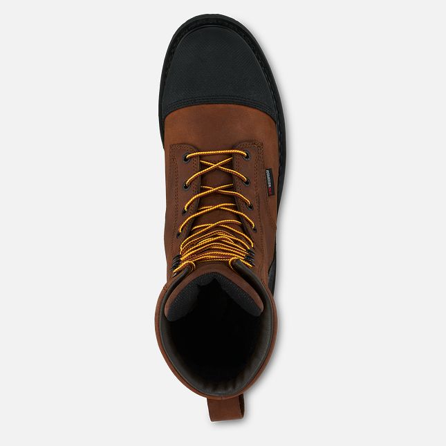 Red Wing Truwelt 10-inch Metguard Vandtætte Sko Herre Brune | 7023-QYZBE