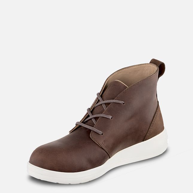 Red Wing Zero-G Lite Sikkerheds Tå Chukka Sikkerhedssko Dame Brune | 1509-GDJFX