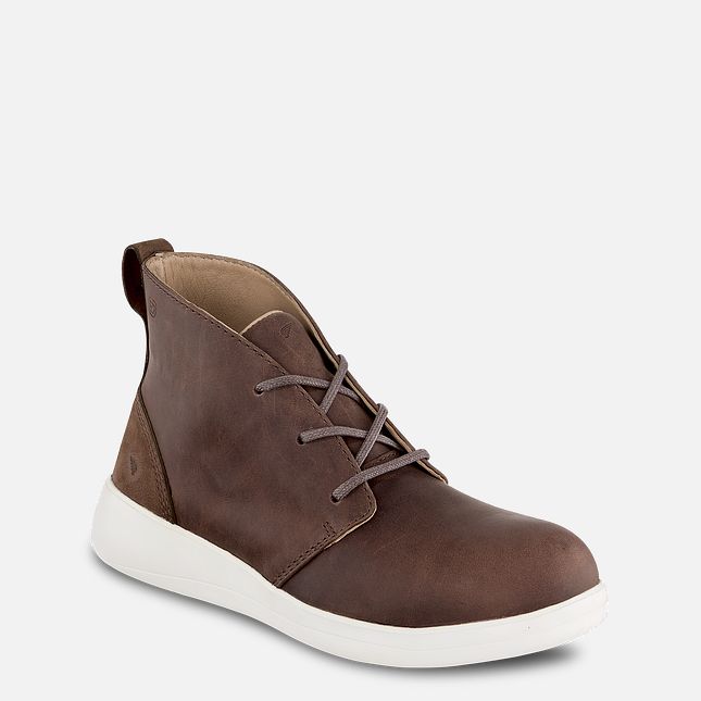 Red Wing Zero-G Lite Sikkerheds Tå Chukka Sikkerhedssko Dame Brune | 1509-GDJFX