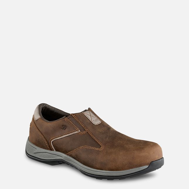 Red Wing Comfortpro Slip-On Sikkerhedssko Herre Brune | 7894-UILMH