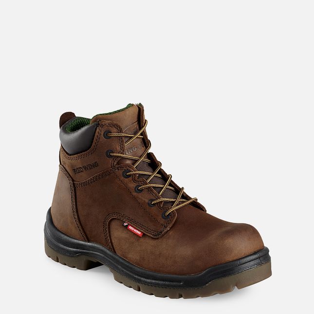 Red Wing King Tå® 6-inch Arbejdsstøvler Herre Brune | 4690-EHQTG